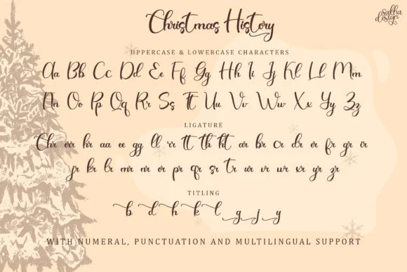 Christmas History Font by Sakha Design — Script Handwritten Font — thumbnail 9