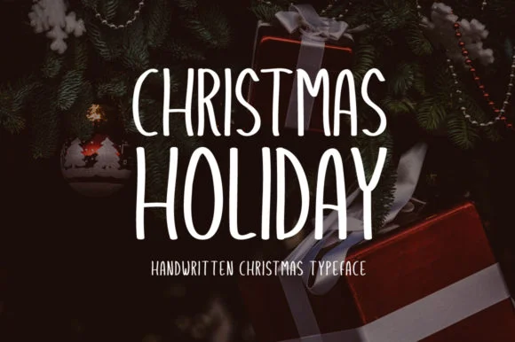Christmas Holiday Font by Shattered Notion — Script Handwritten Font