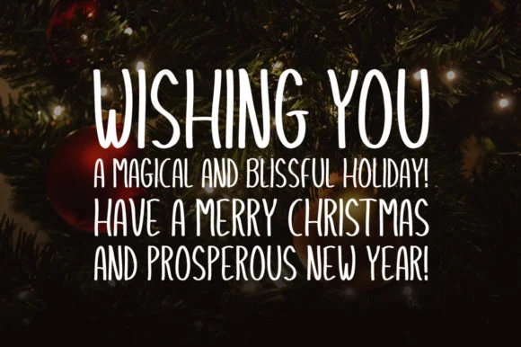 Christmas Holiday Font by Shattered Notion — Script Handwritten Font — thumbnail 2