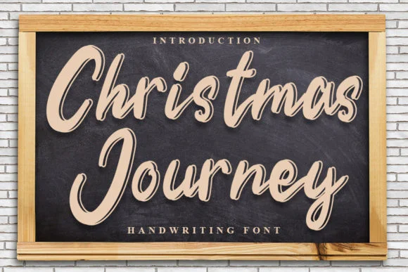 Christmas Journey Font by FL Space — Script Handwritten Font