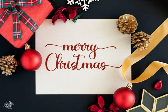 Christmas Night Font by Sakha Design — Script Handwritten Font — thumbnail 2