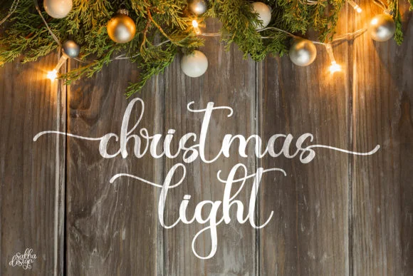 Christmas Night Font by Sakha Design — Script Handwritten Font — thumbnail 5
