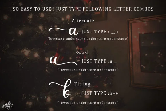 Christmas Night Font by Sakha Design — Script Handwritten Font — thumbnail 9