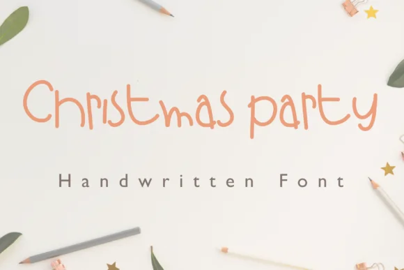 Christmas Party Font by KateType — Serif Font