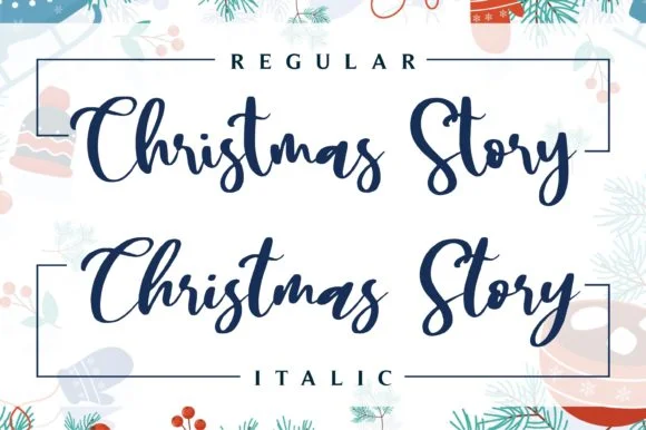 Christmas Story Font by Letterena Studios by Letterena Studios — Script Handwritten Font — thumbnail 3