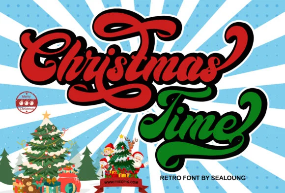 Christmas Time Font by Sealoung by Sealoung — Script Handwritten Font
