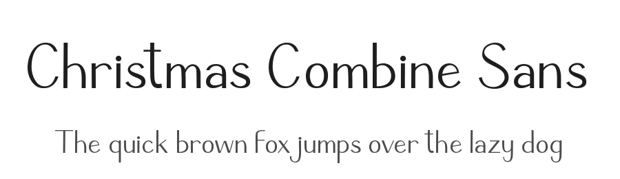 Christmas Combine Sans by AEN Creative Studio — Sans Serif Font
