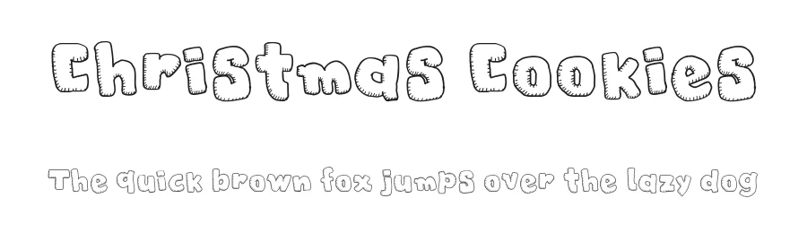 Christmas Cookies by Galdino Otten Fonts — Decorative Font