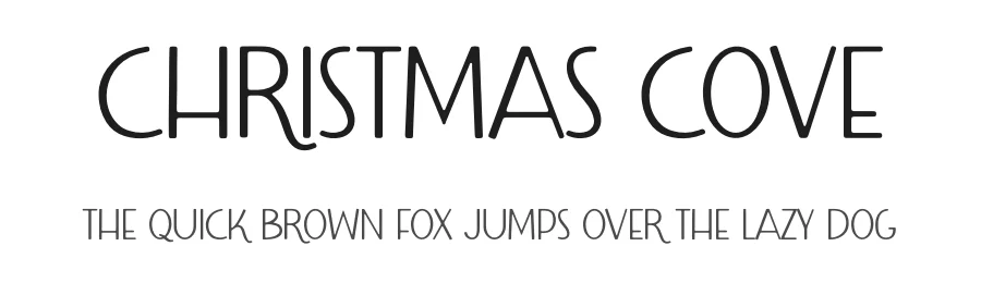 Christmas Cove by FactoryType — Decorative Font
