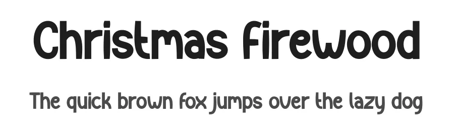 Christmas Firewood