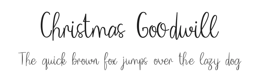 Christmas Goodwill