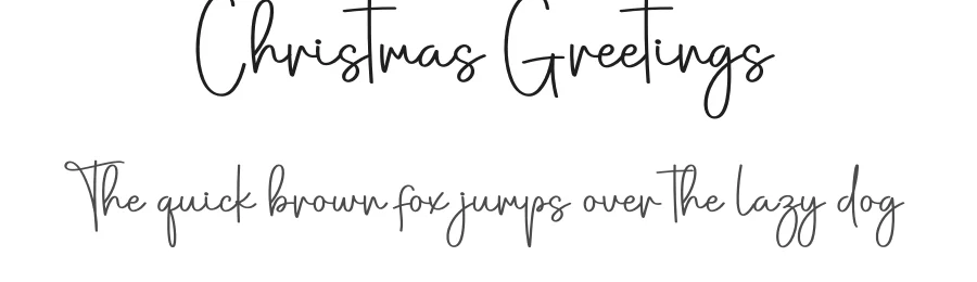 Christmas Greetings