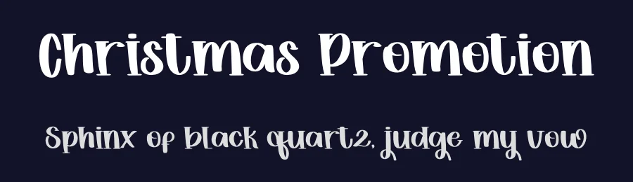 Christmas Promotion by Inermedia Studio — Decorative Font — thumbnail 2