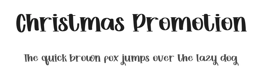Christmas Promotion by Inermedia Studio — Decorative Font