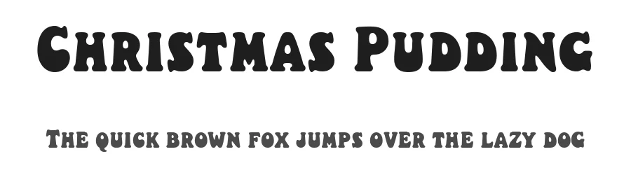 Christmas Pudding