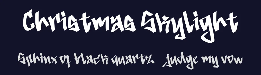 Christmas Skylight by Yoga Letter — Script Handwritten Font — thumbnail 2