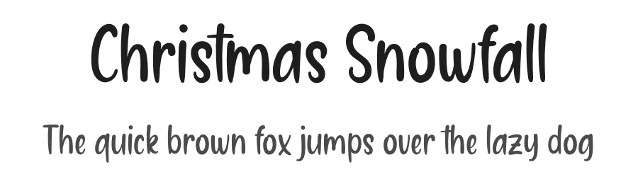 Christmas Snowfall