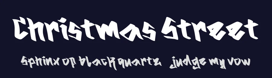 Christmas Street by Yoga Letter — Script Handwritten Font — thumbnail 2