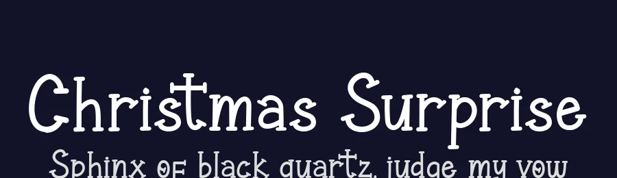 Christmas Surprise by AEN Creative Studio — Decorative Font — thumbnail 2