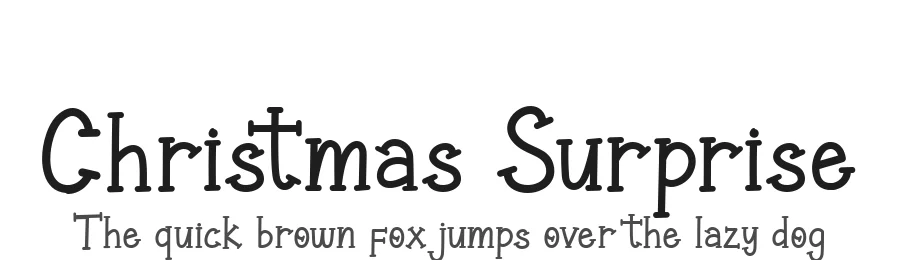 Christmas Surprise by AEN Creative Studio — Decorative Font