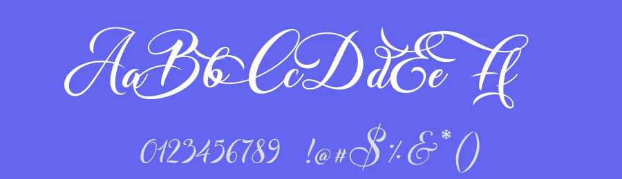 Christmas Wish Calligraphy by Roland Huse Design — Script Handwritten Font — thumbnail 3