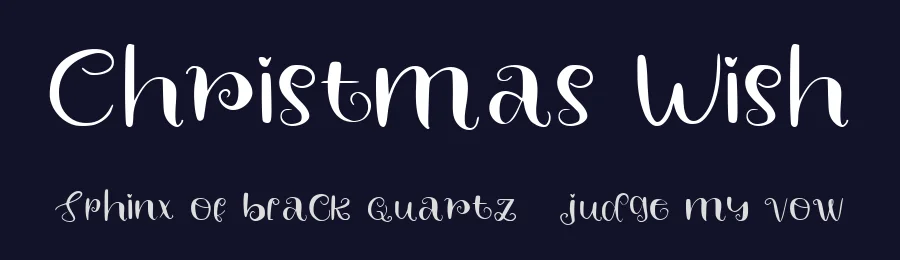 Christmas Wish by Mariyana — Decorative Font — thumbnail 2