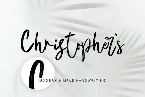 Christopher's Font by thomasaradea — Script Handwritten Font