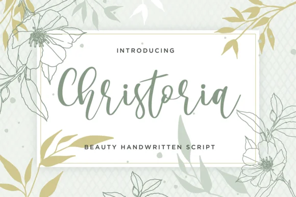 Christoria Font by Gatra Std — Script Handwritten Font