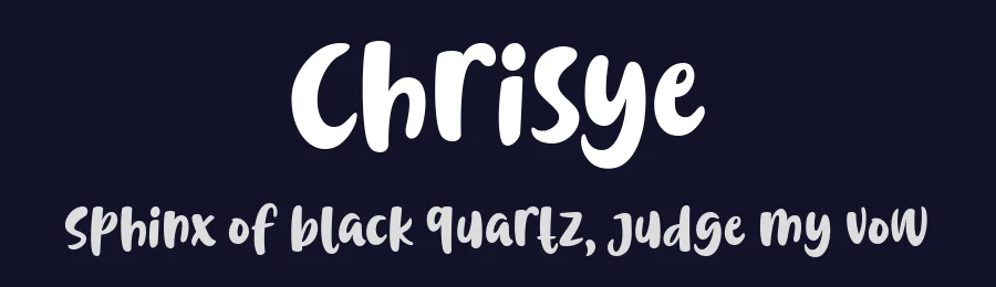 Chrisye by 7NTypes — Decorative Font — thumbnail 2