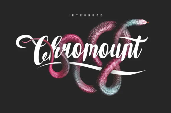 Chromount Script Font by Maulana Creative — Script Handwritten Font