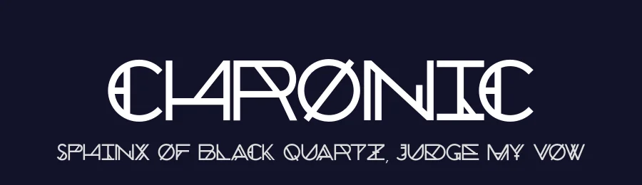 Chronic by Noem9 Studio — Decorative Font — thumbnail 2