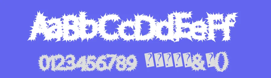 Chronic Harvest by Xerographer Fonts — Decorative Font — thumbnail 3