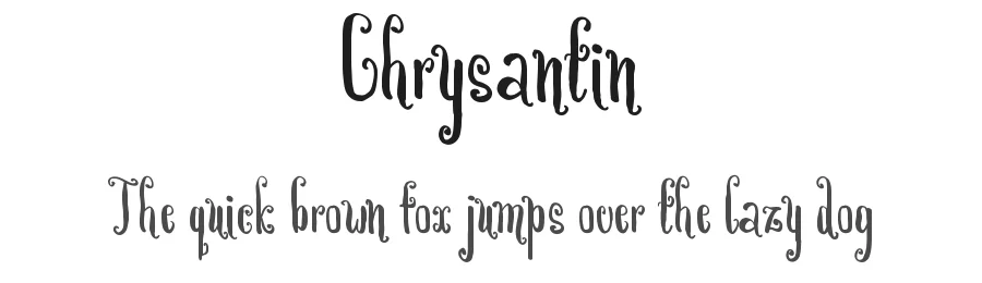 Chrysantin by Royaltype β Decorative Font