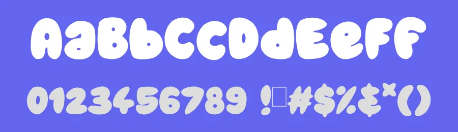 Chubby Rounded by imagex — Decorative Font — thumbnail 3