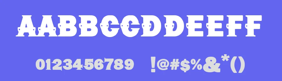 Chuck Norris by Woodcutter — Decorative Font — thumbnail 3
