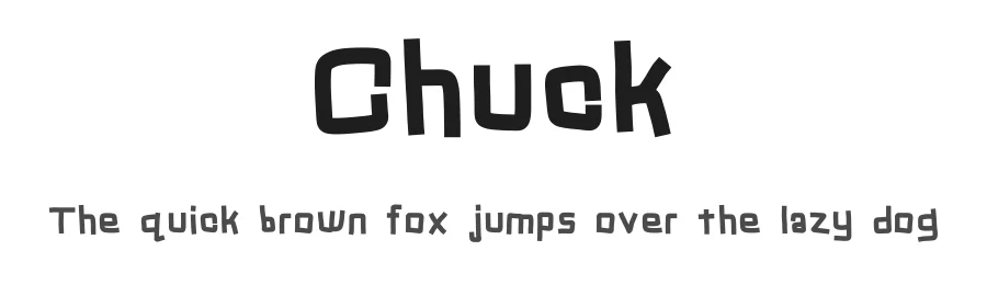 Chuck by Geronimo Font Studios — Decorative Font