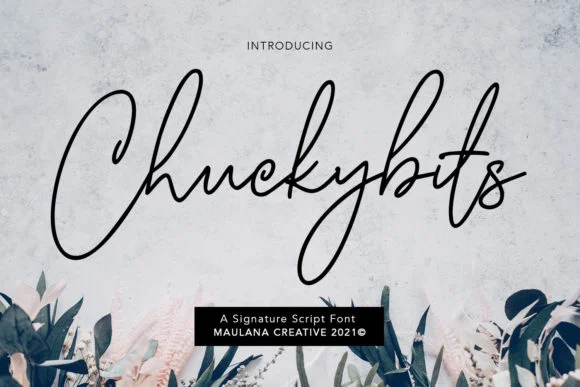 Chuckybits Font by Maulana Creative — Script Handwritten Font