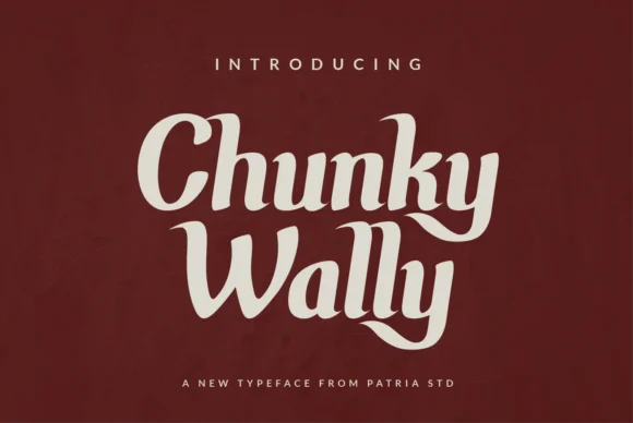 Chunky Wally Font by P4tcreativa — Script Handwritten Font