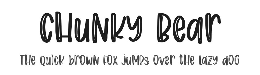 Chunky Bear by DM Letter Studio - Dimas Prasetyo — Decorative Font