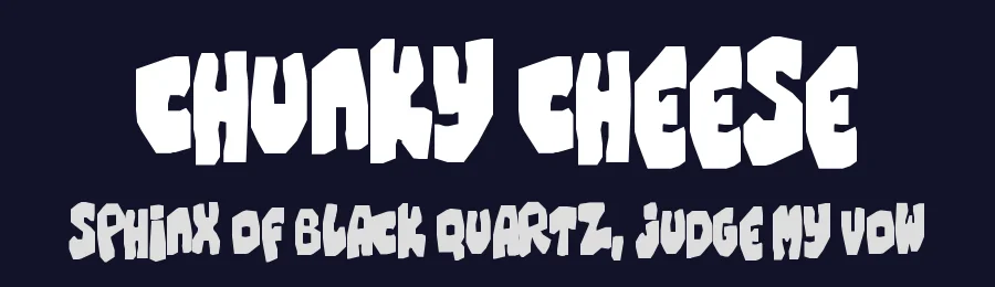 Chunky Cheese by Hawtpixel — Decorative Font — thumbnail 2