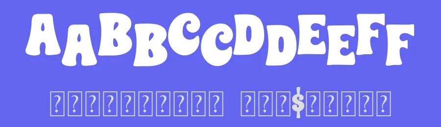 Chunky Heart by A Type Font — Decorative Font — thumbnail 3
