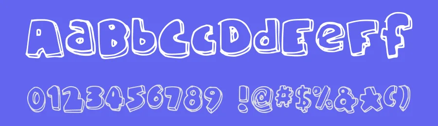 Chunky by Tim Sutcliffe — Decorative Font — thumbnail 3