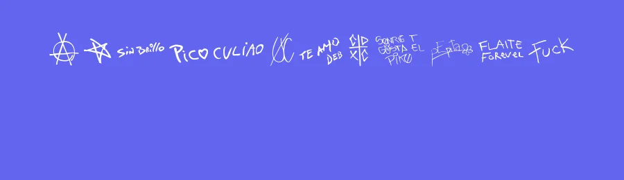 Chupalo by Germán  Gana — Dingbats Font — thumbnail 3