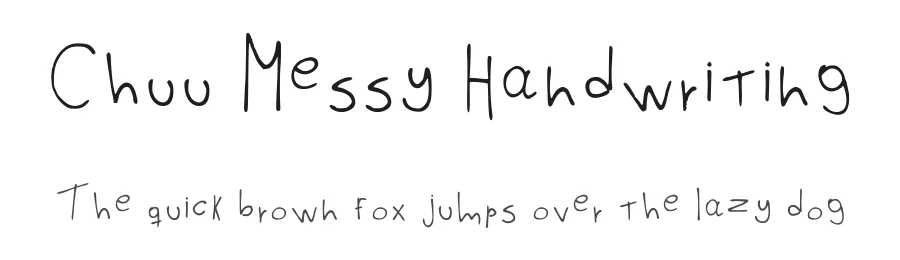 Chuu Messy Handwriting