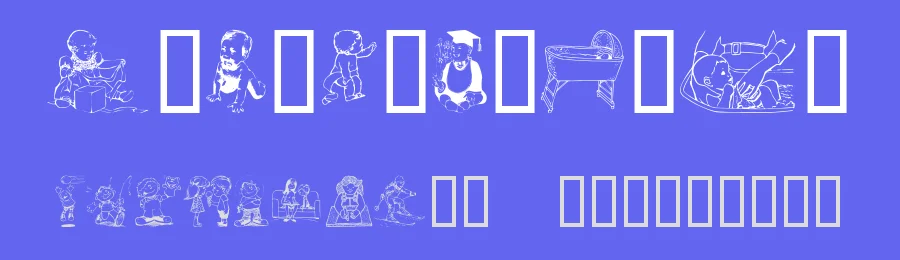 Chyld by GemFonts / Typotheticals — Dingbats Font — thumbnail 3