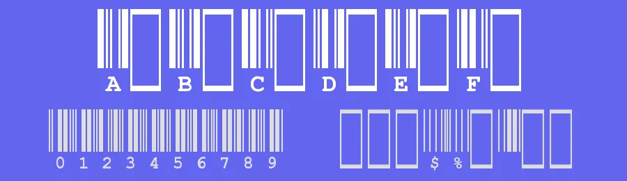 CIA Code 39 — Dingbats Font — thumbnail 3