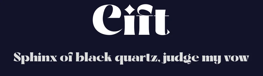 Cift by Graptail Type Studio — Serif Font — thumbnail 2