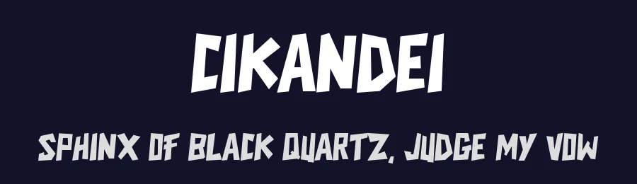 Cikandei by Mabhal Studio — Decorative Font — thumbnail 2