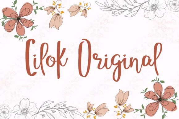 Cilok Original Font by nuraisyahamalia1729 — Script Handwritten Font