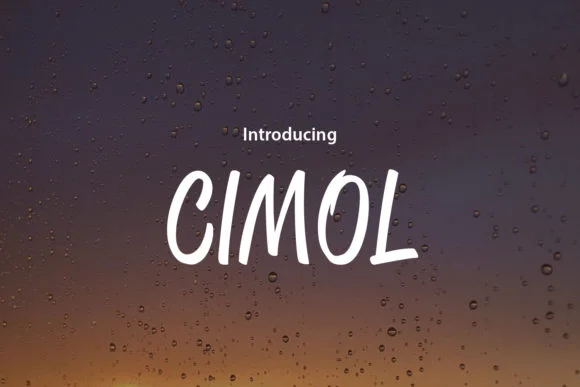 Cimol Font by da_only_aan — Script Handwritten Font